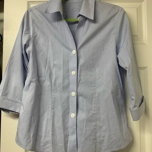 Light Blue Button Up Top
